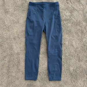 lululemon athletica Blue Capris